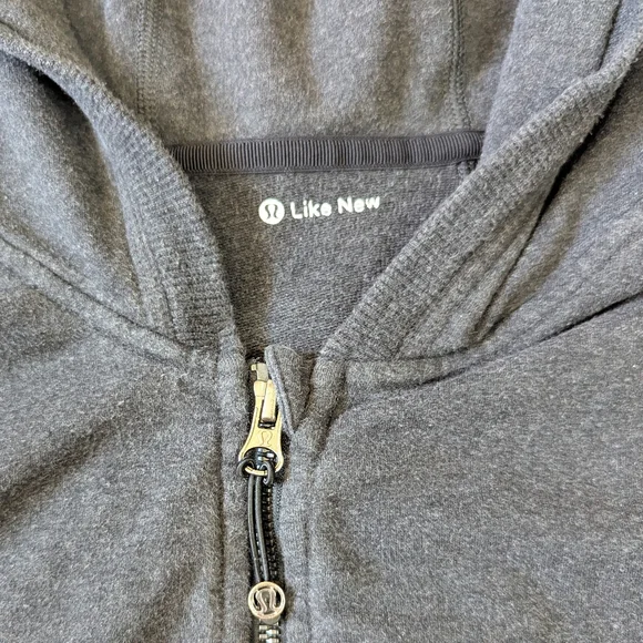 Lululemon Charcoal Zip-Up Hoodie - Picture 3 of 3